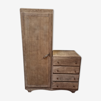1940s oak chest of drawers, hosiery maker