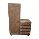 1940s oak chest of drawers, hosiery maker