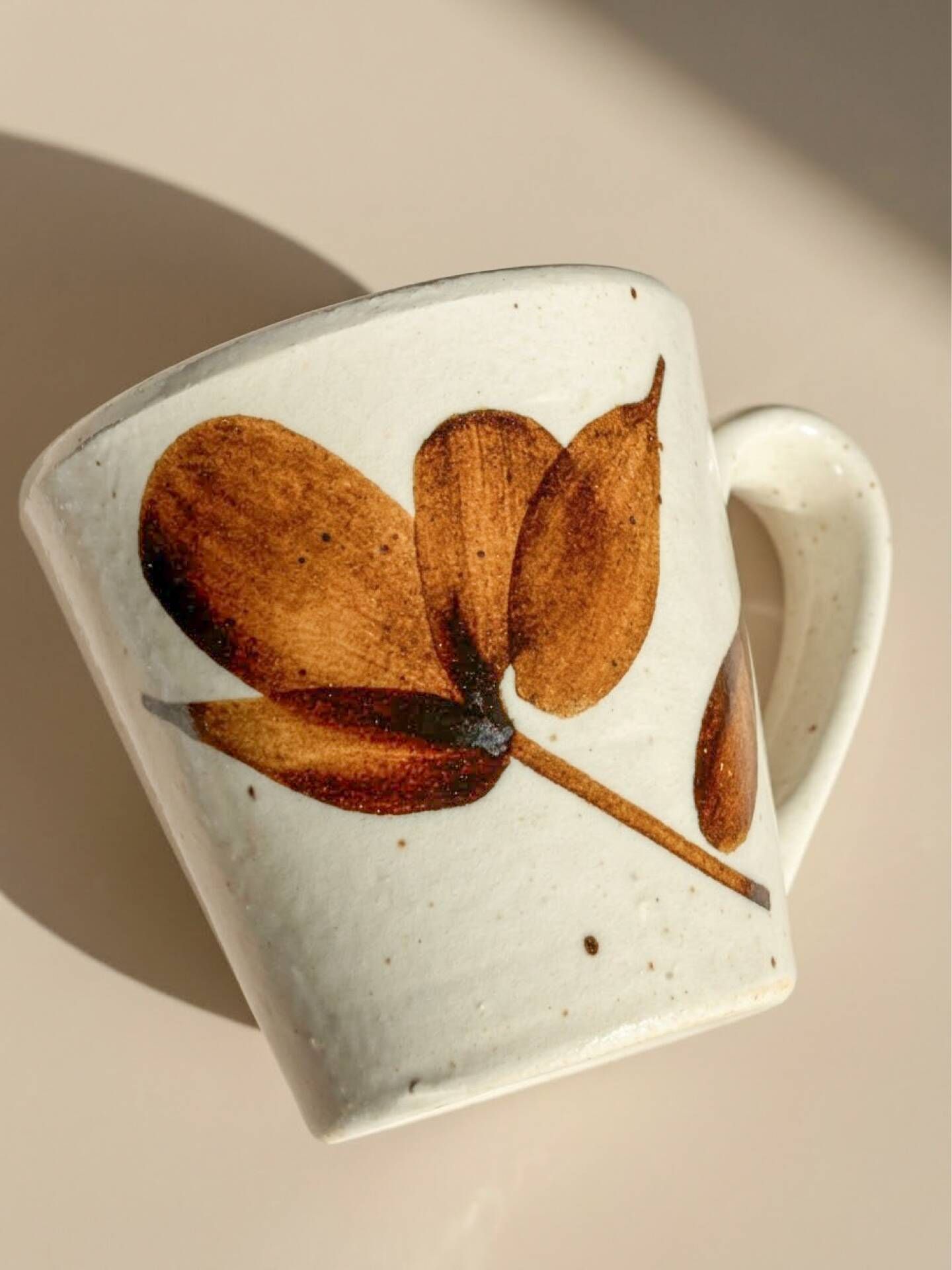 Vintage coffee service Longchamp – French earthenware, 1970s