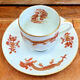 Service of 6 porcelain coffee cups Raynaud Limoges celadon green dragon