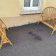 Rattan basket bed & bedside