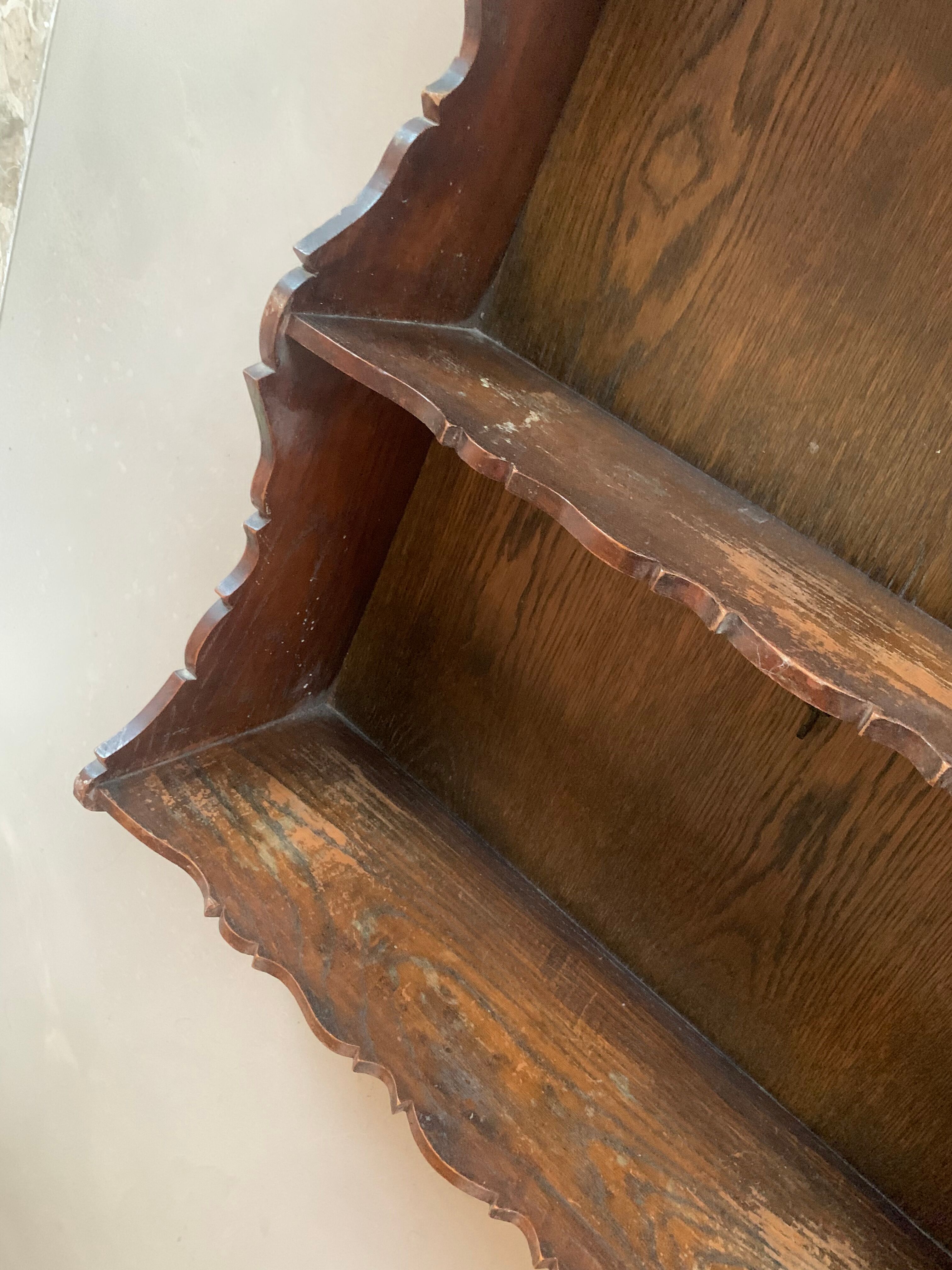 Antique wall shelf