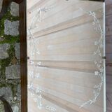 Louis XV solid wood mirrored coffee table