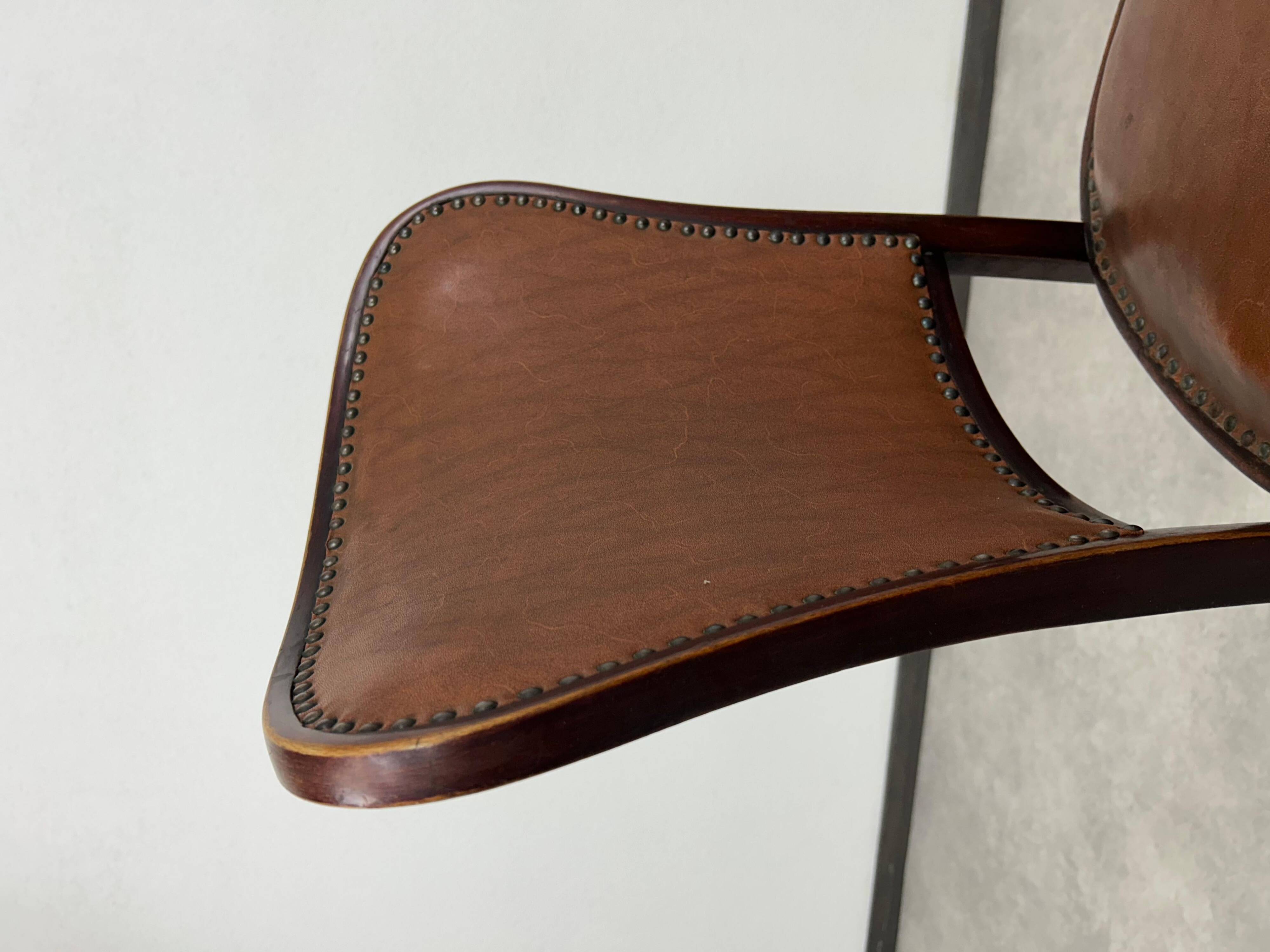 Set of 3 dining chairs by Gustav Siegel for J&J Kohn