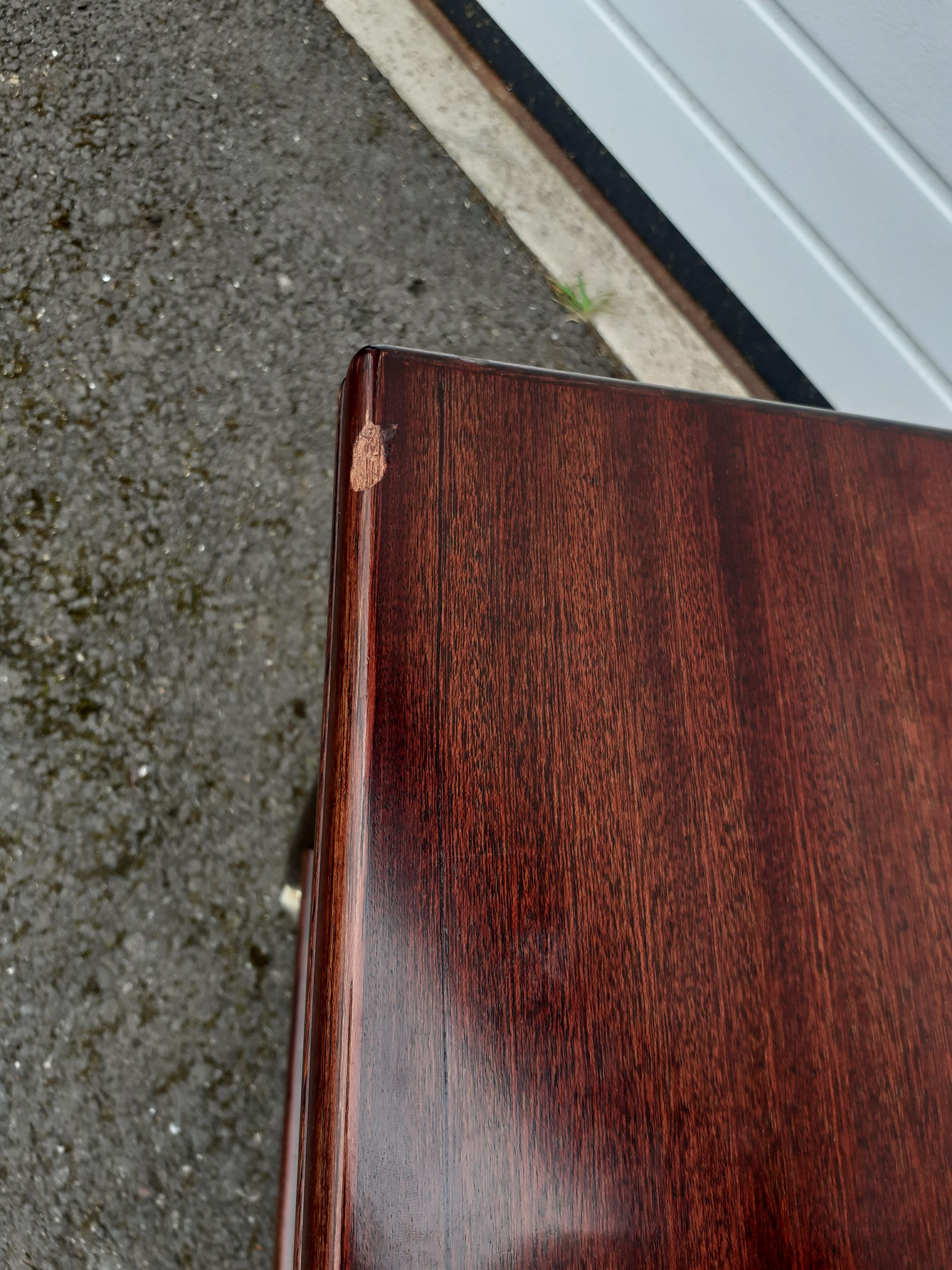 Scandinavian rosewood service foldable