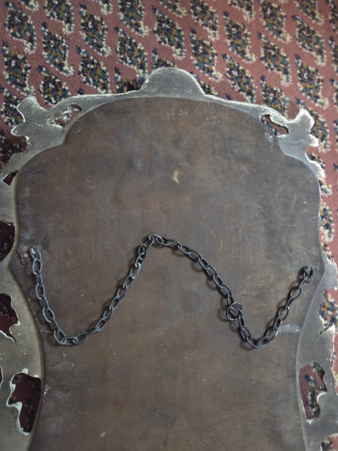 Antique 19th Century Dutch Trumeau Mirror – Rococo Style