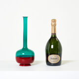 Gio Ponti Murano glass bottle for Venini Marandiana 1960