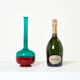 Gio Ponti Murano glass bottle for Venini Marandiana 1960
