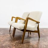 Pair of vintage 300-138 armchairs by Bystrzyckie Fabryki Mebli, 1960s
