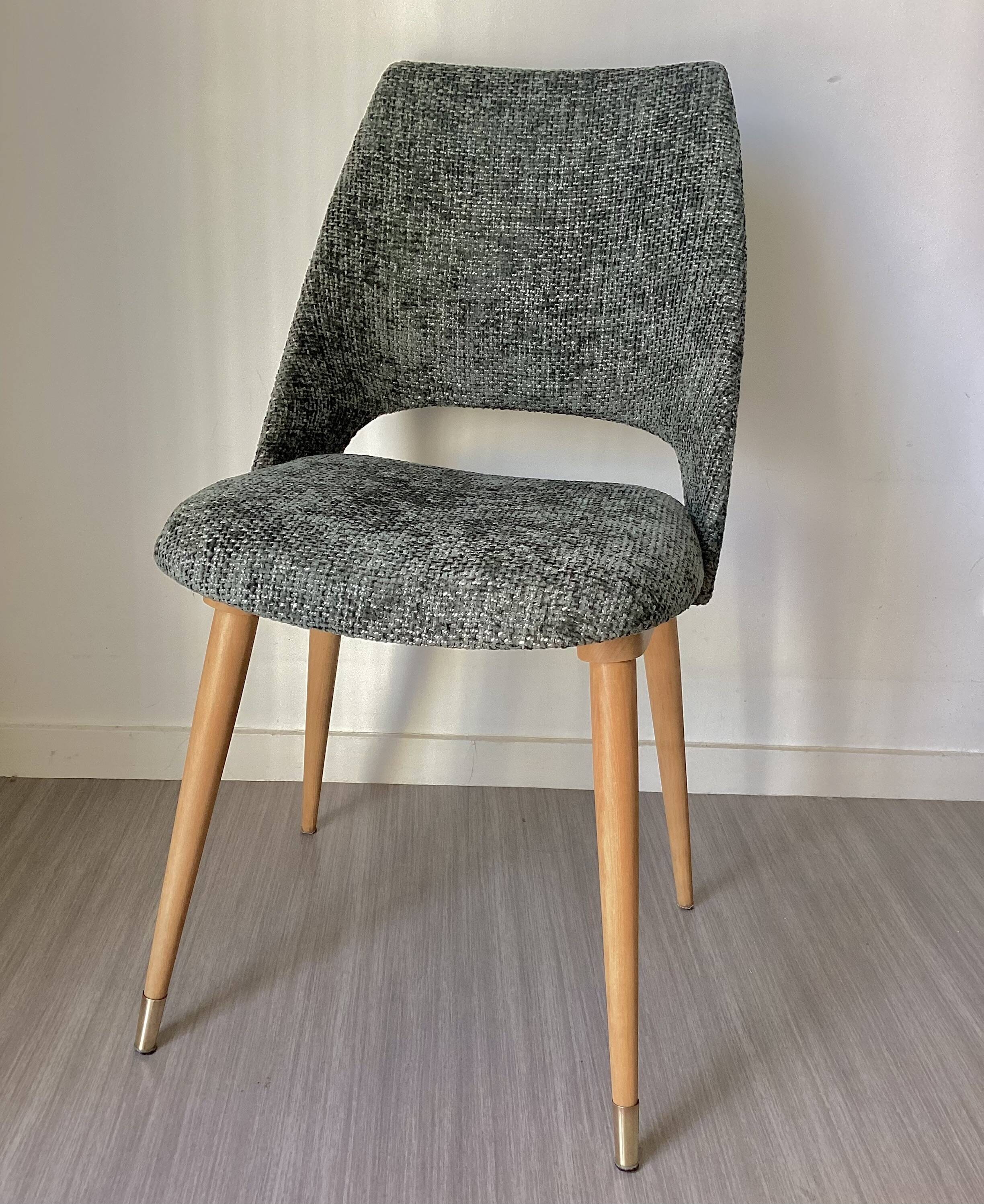 Restored barrel chair from the 1950s-60s