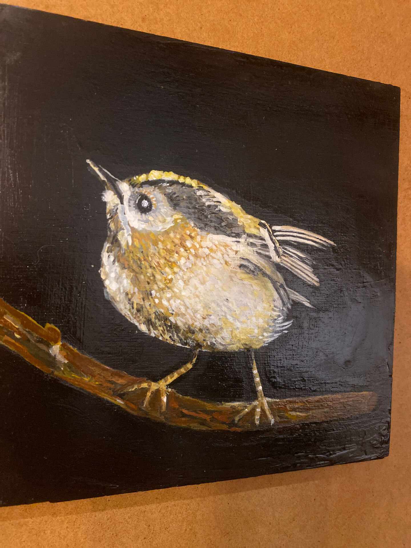 Bird painting - oil
