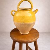 Old yellow glazed earthenware jug – Provençal spirit