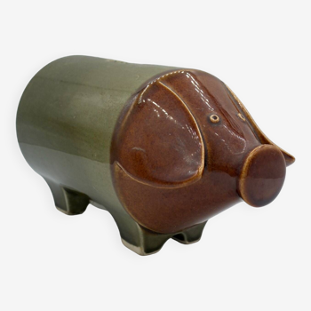 Vintage Pottery Piggy Bank