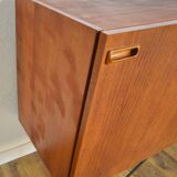 Scandinavian teak and metal sideboard