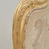 Louis xv style fireplace screen fire screen in gilded wood 19th century tapestry