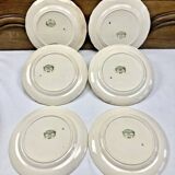 6 anciennes assiettes à dessert modèle Floralia Villeroy & Boch