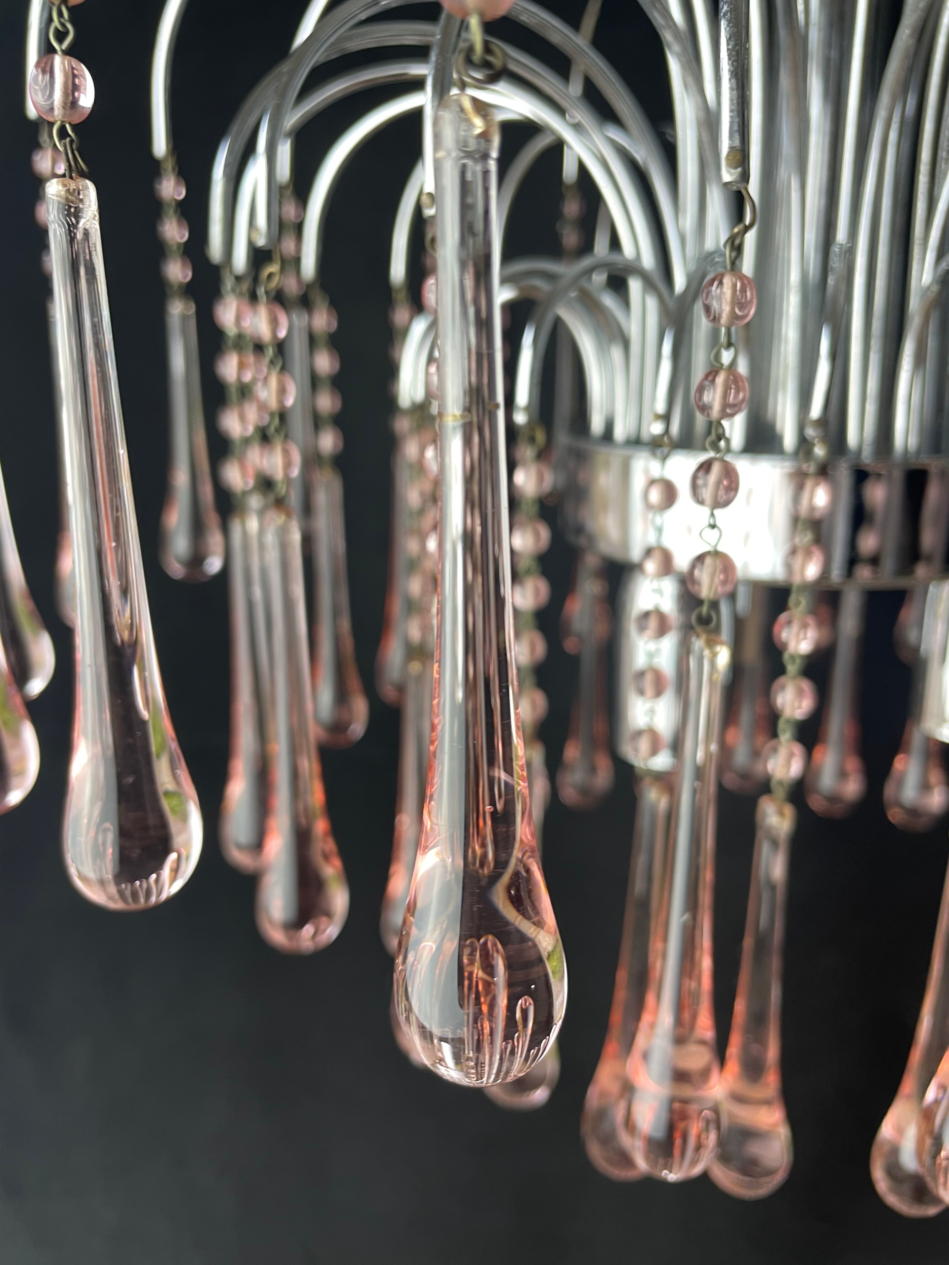 Paolo Venini waterfall chandelier