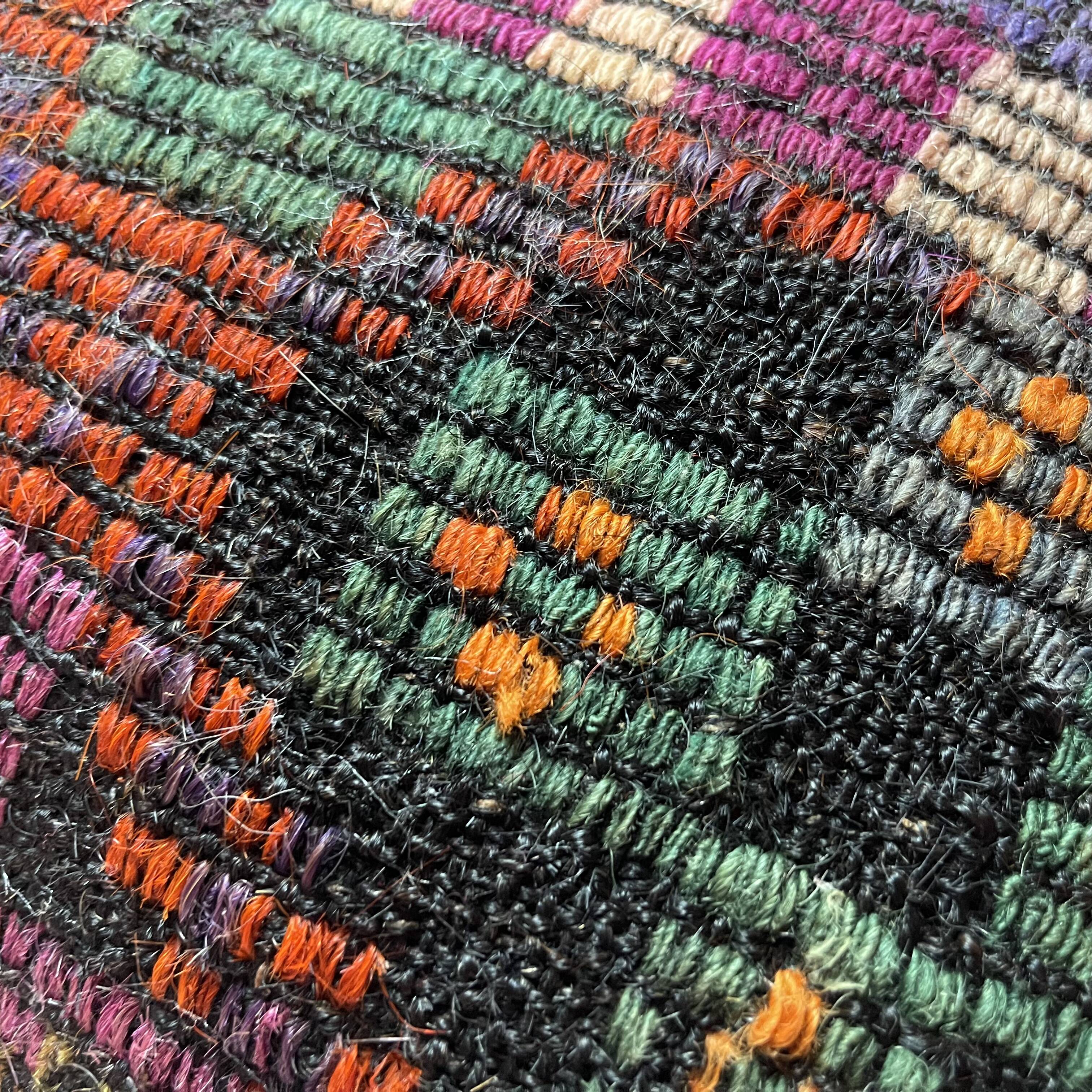 Vintage turkish kilim cushion cover , 30 x 60 cm