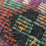 Vintage turkish kilim cushion cover , 30 x 60 cm