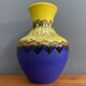 Yellow and Blue vase by Carstens Tönnieshof 1960s WGP