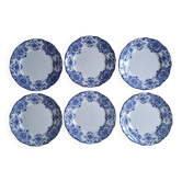 Set of 6 flat plates Dordrecht BFK 1920