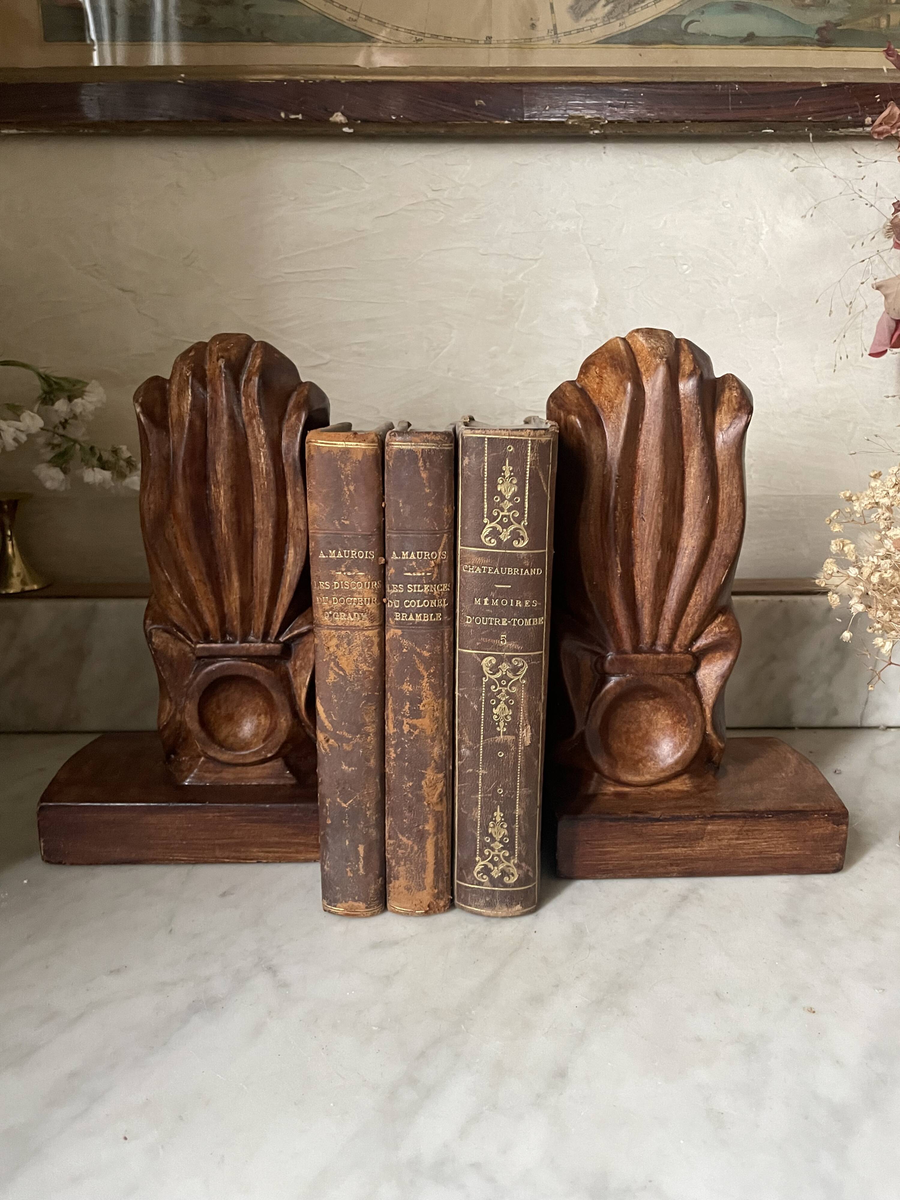 Art Deco ceramic bookends