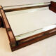 Plateau miroir et bois