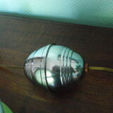Art deco pendant lamp from the 1920s/1940s with opaline