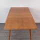 Extendable table in Beech Frantisek Jiràk by Tatra, Vintage Czechoslovak 1950s