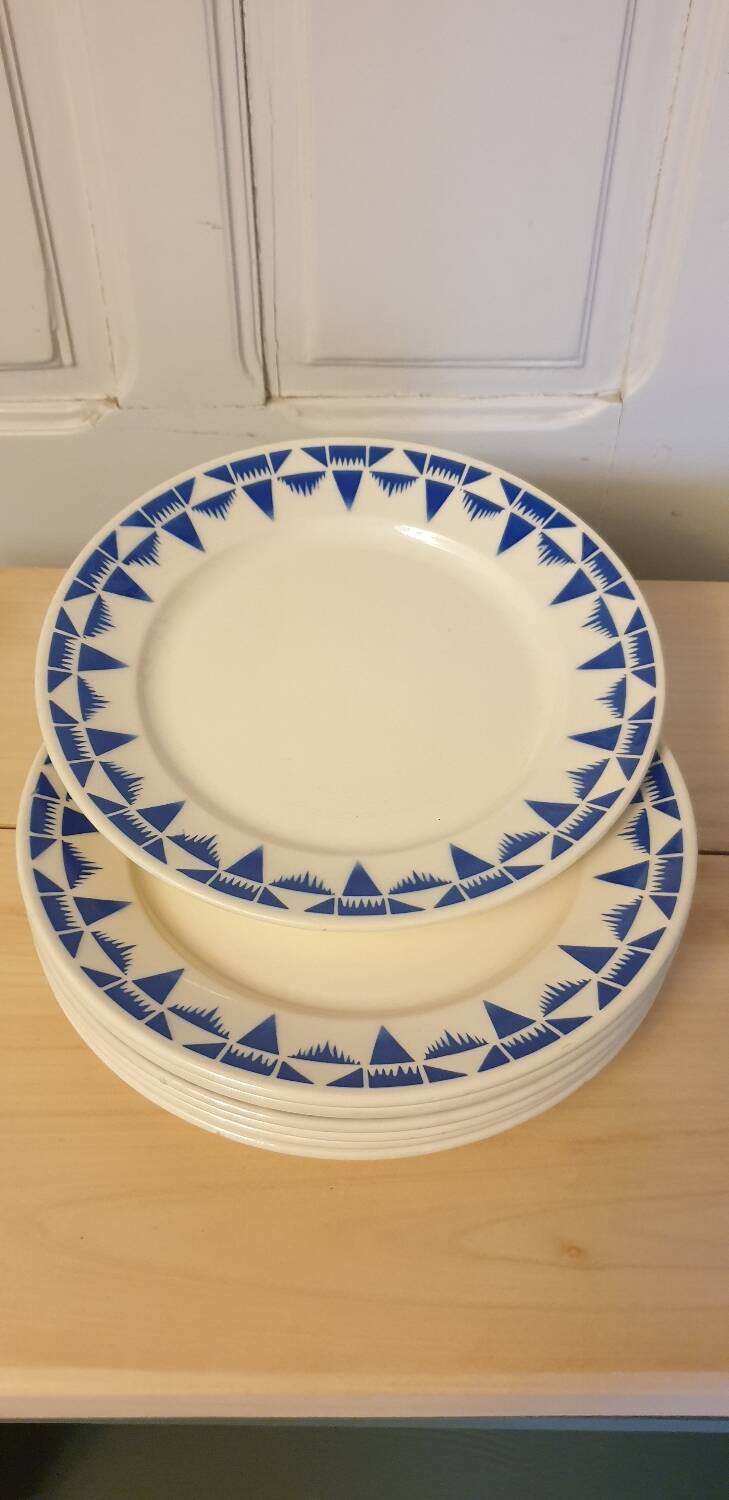 Six Gaston de Badonviller plates
