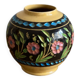 Persian vase, spherical shape, 20th century.