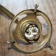 Apply wall light brass Swan neck