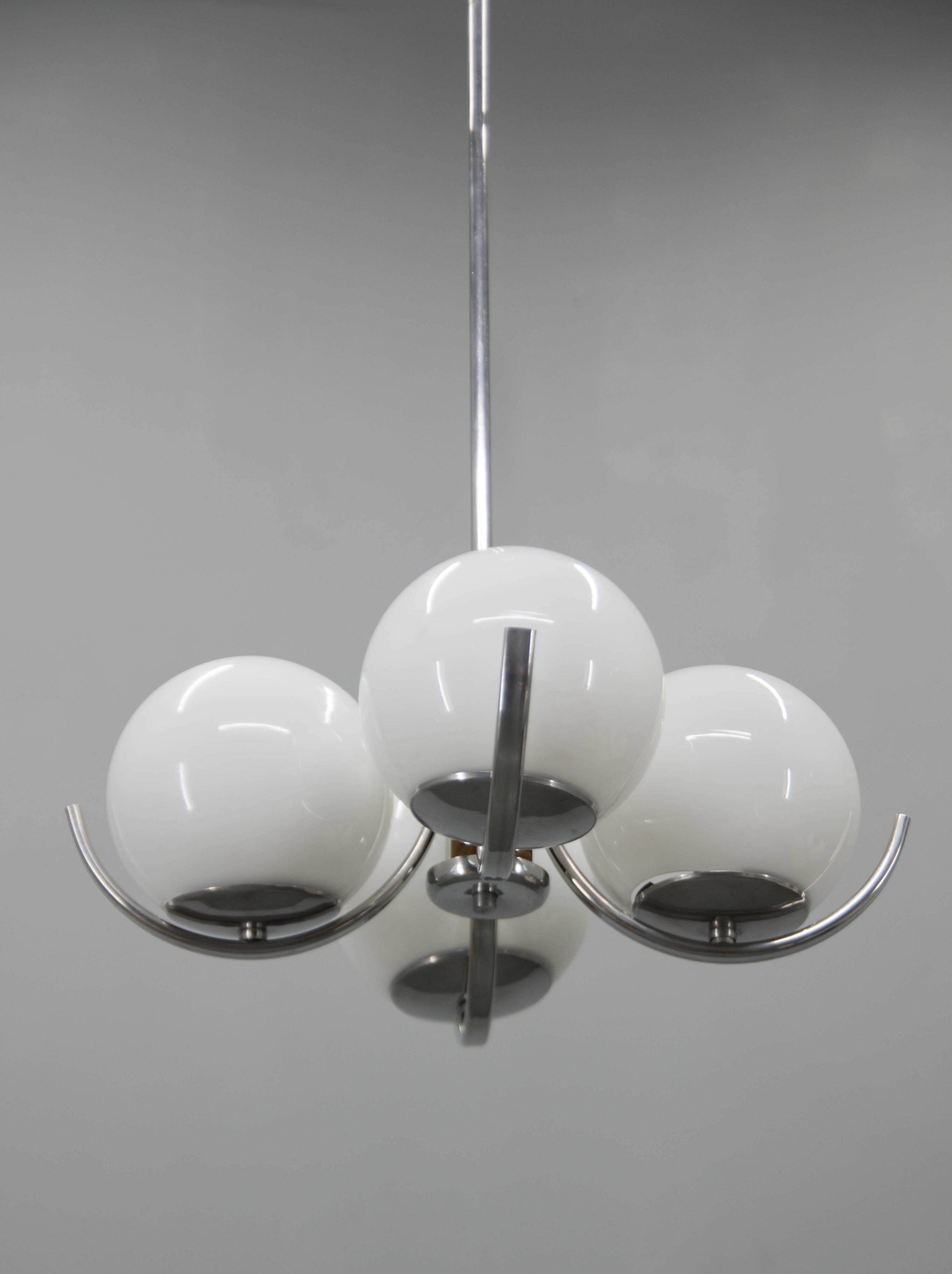 Functionalist / Bauhaus Chandelier, 1930s