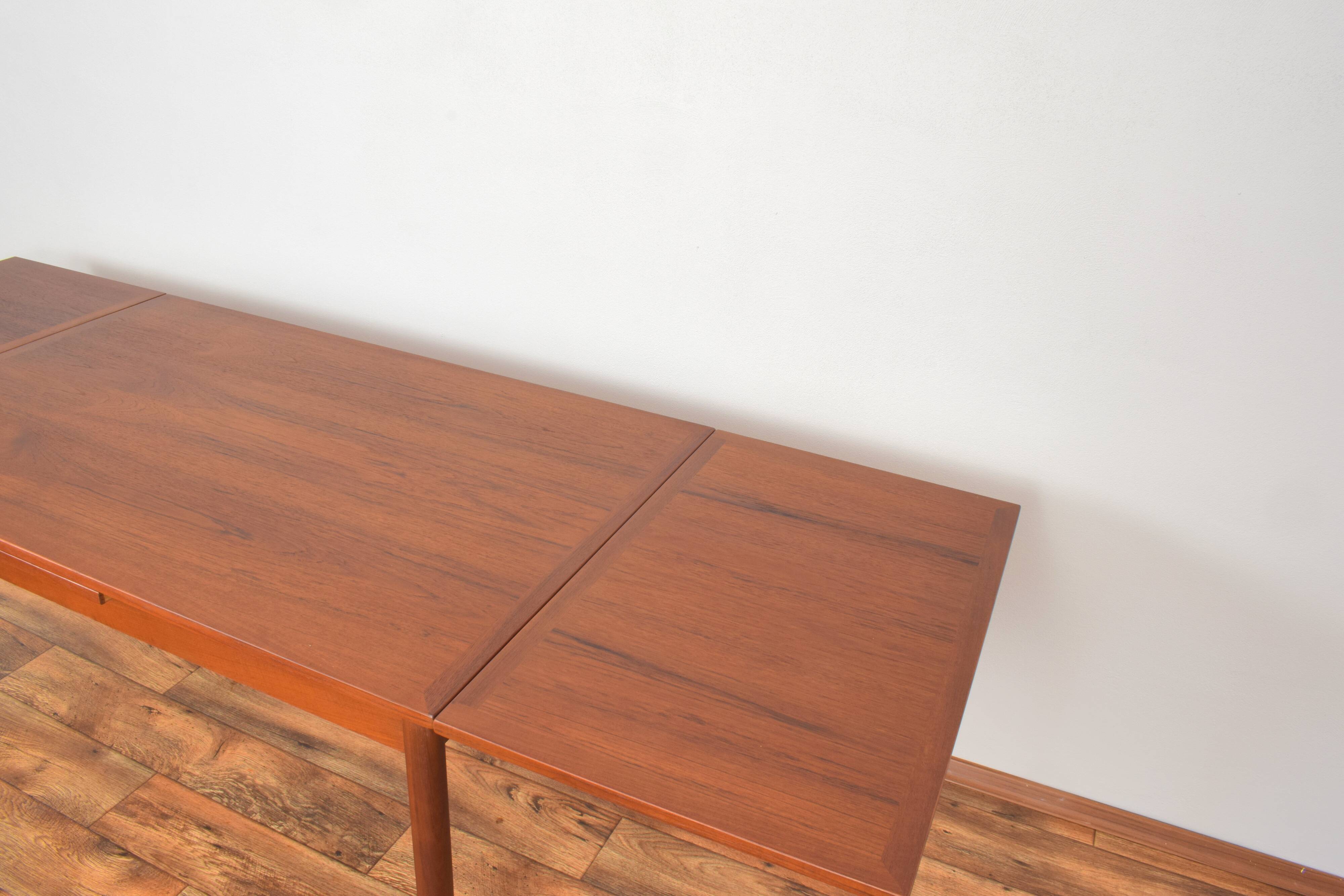 Danish teak extendable dining table