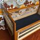 Vintage wicker children's bed 1960