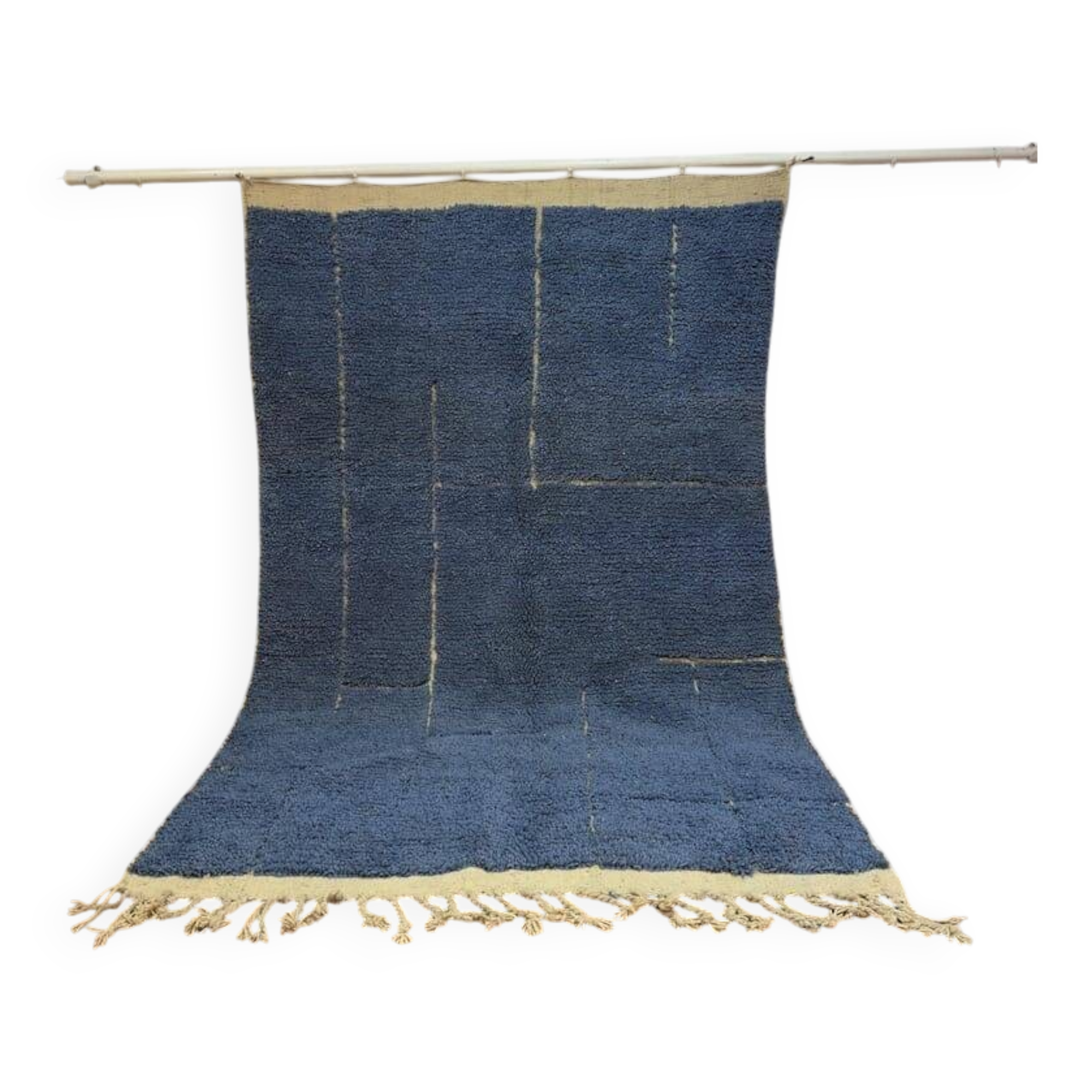 Handmade pure wool rug, size 2/3 m.