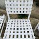 4 chaises tressées triconfort, circa 1970