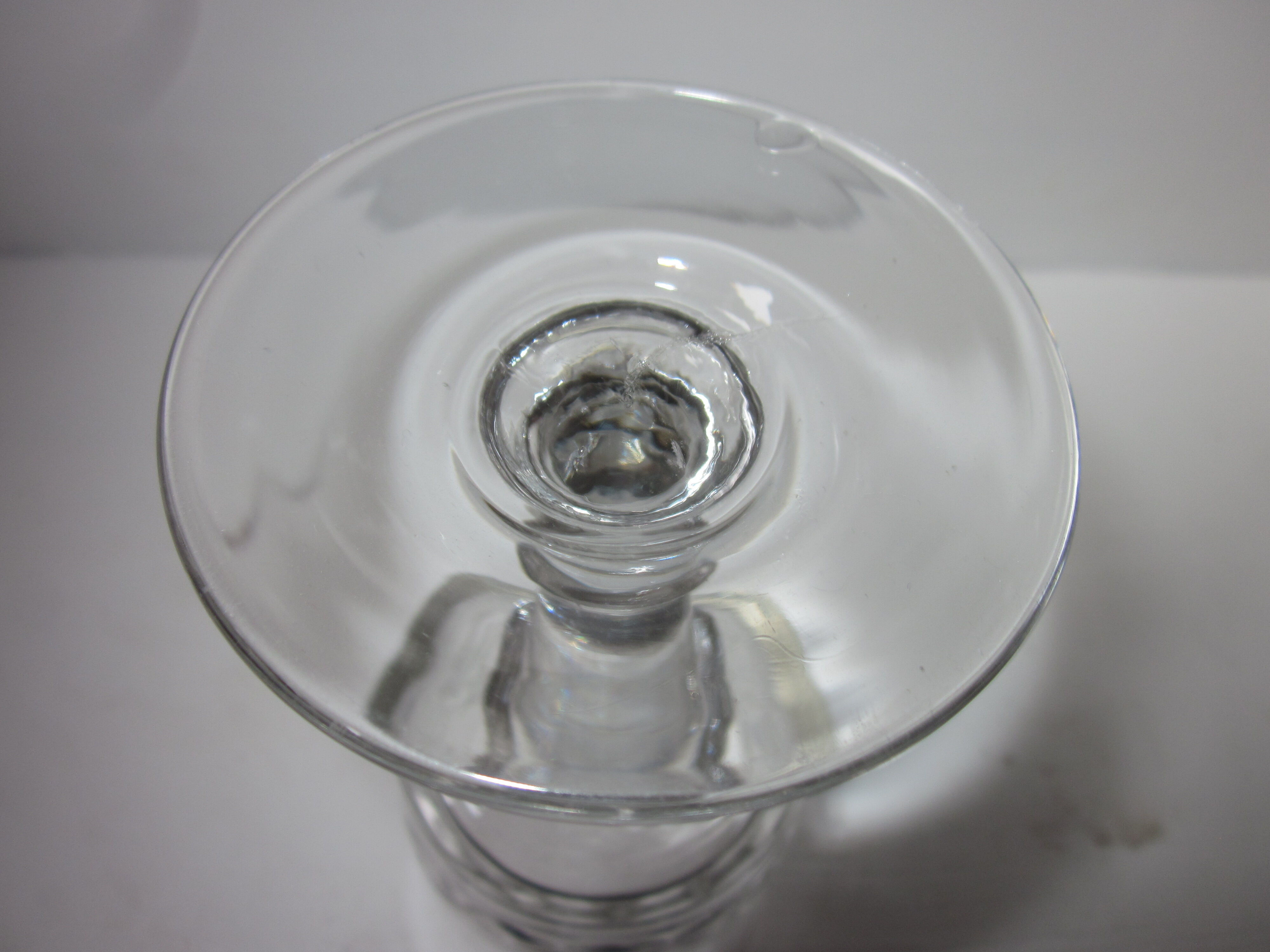Set of 6 old glasses