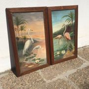 Pair of exotic paintings
