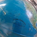 World map bright globe