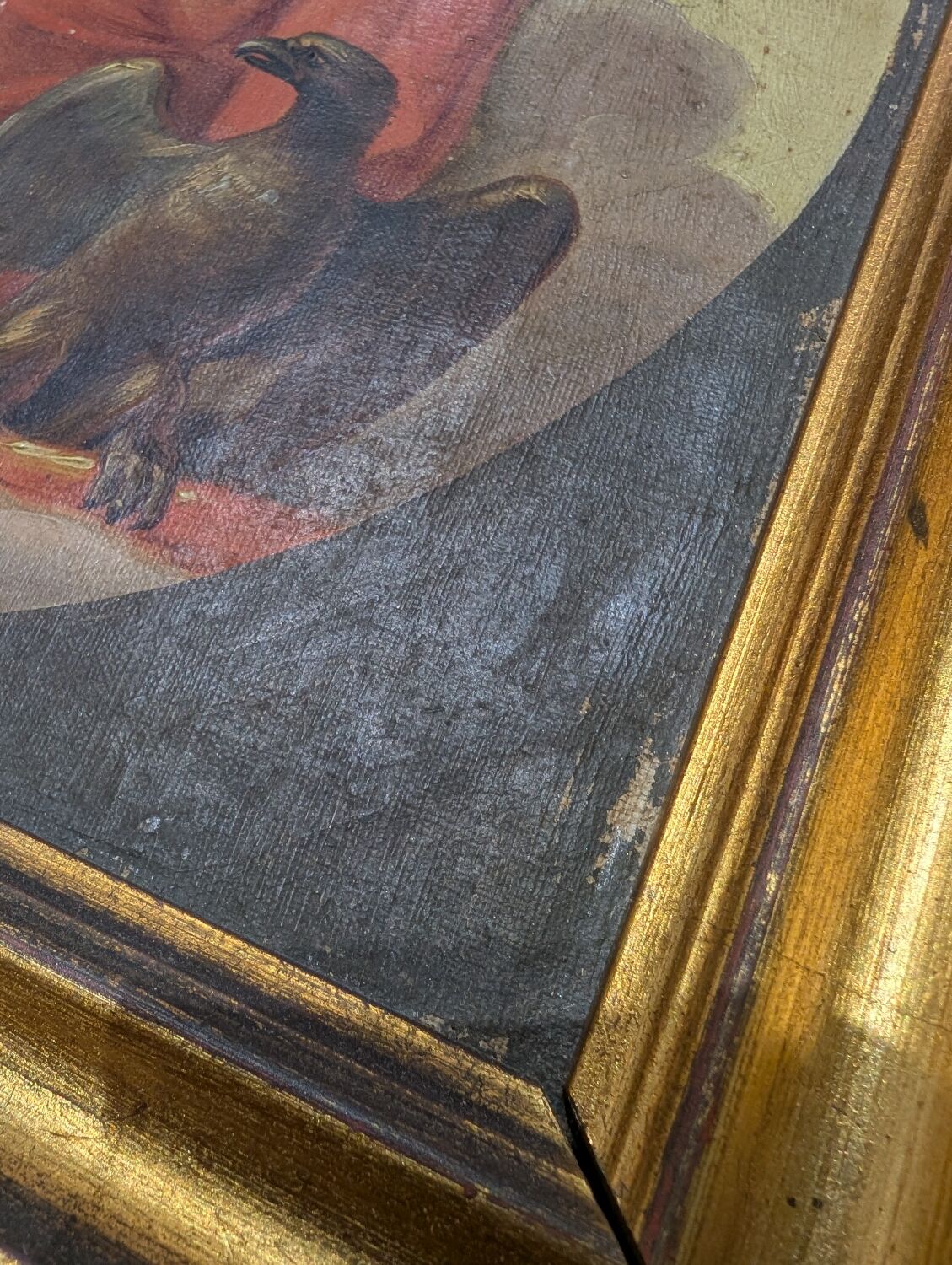 Huile sur toile ancienne XVIII-XIX - Mythologie Gréco-Romaine