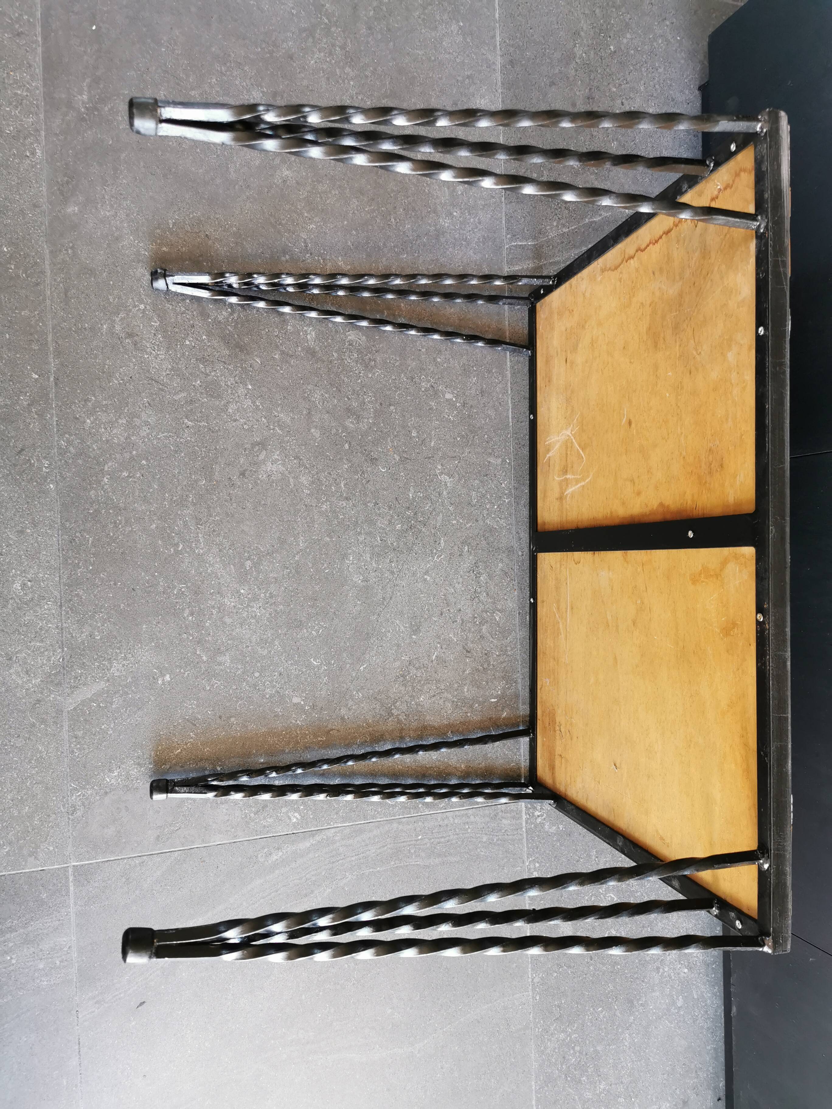 Vintage rectangular mosaic coffee table circa 1970