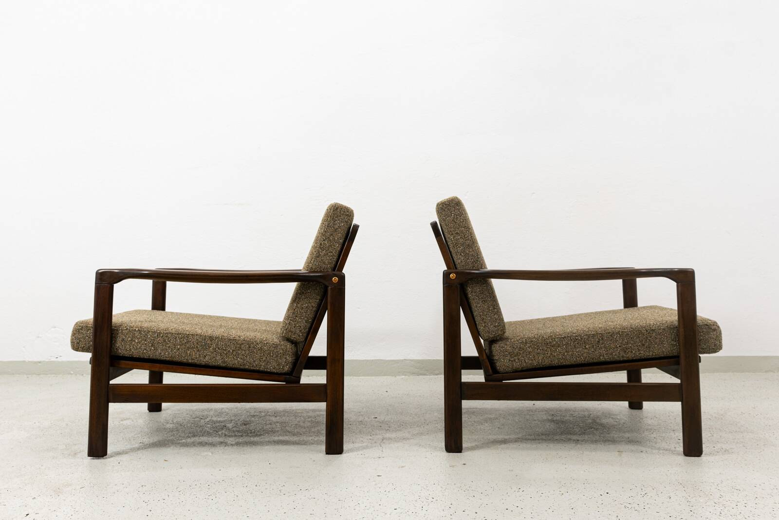 Vintage armchairs B-7522 designed by Zenon Bączyk, Poland, 1960s, set of 2