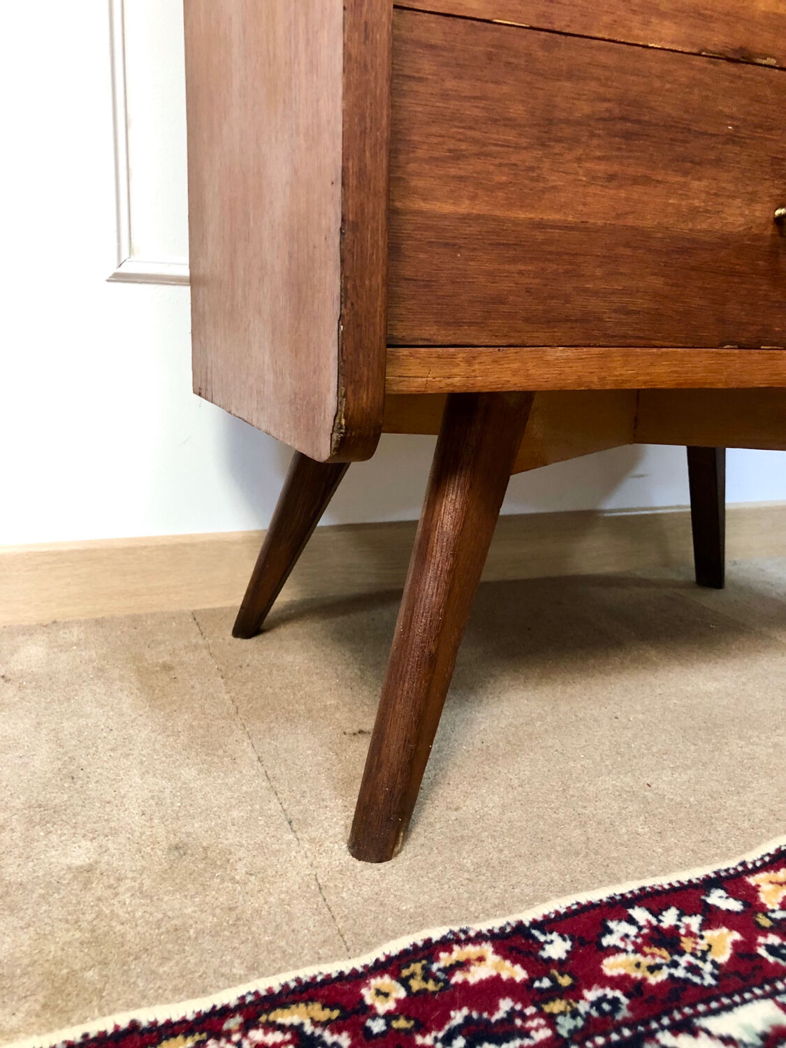 Vintage chiffonnier feet compass