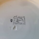 Creil and Montereau Art Deco Fruit Bowl