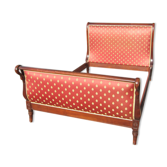 Mahogany empire bed