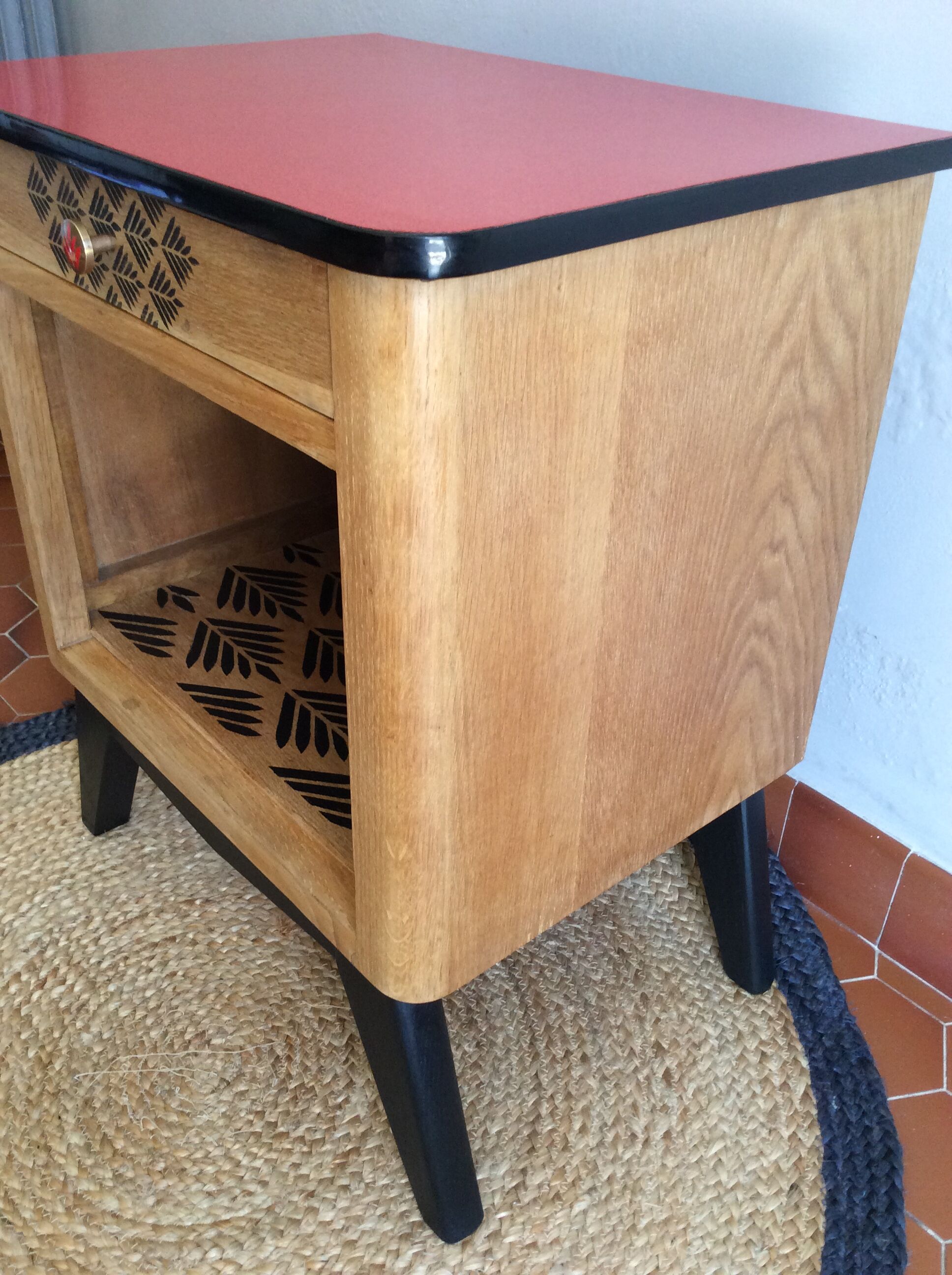 Vintage beside table 70