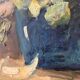 Still life with flowers, oil on panel circa 1930