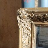 Gilded wood mirror