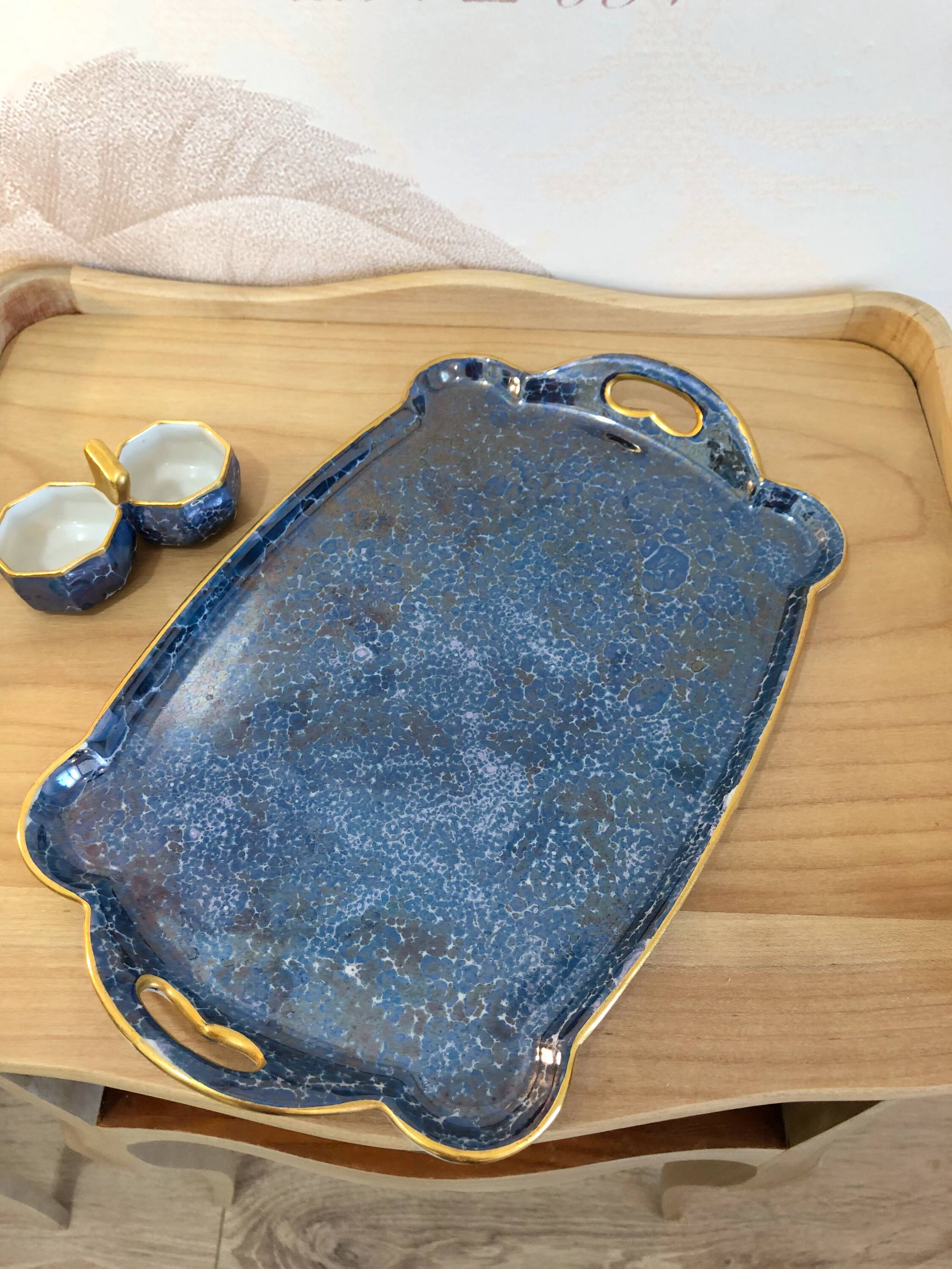 Plat de service vintage